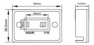 Horómetro Universal Moto