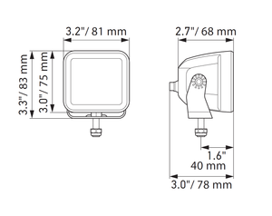 Exploradora profundidad (Spot led) 3,2'' HELLA®